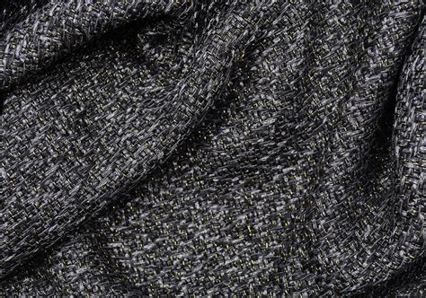 metallic gold tweed fabric|Wool Fabric, Chic Variegated Charcoal Grey and Metallic Gold .